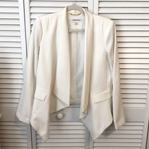 Calvin Klein White Blazer Size 8